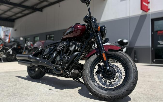 2025 Indian Motorcycle CHIEF BOBBER DARK HORSE MAROON MTLLIC 49S