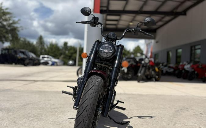 2025 Indian Motorcycle CHIEF BOBBER DARK HORSE MAROON MTLLIC 49S