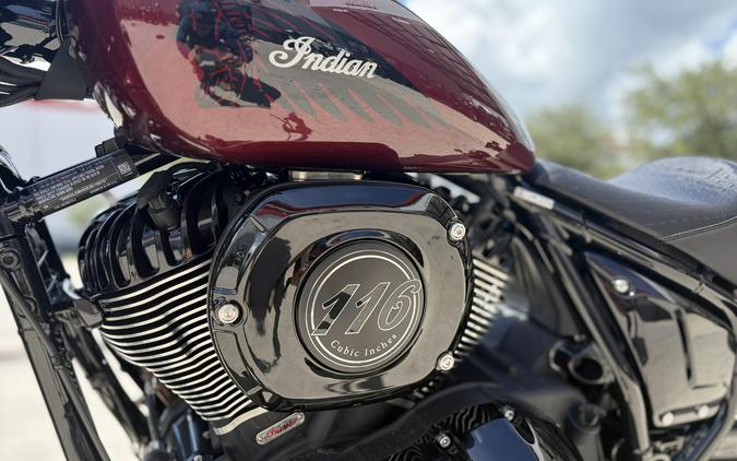 2025 Indian Motorcycle CHIEF BOBBER DARK HORSE MAROON MTLLIC 49S