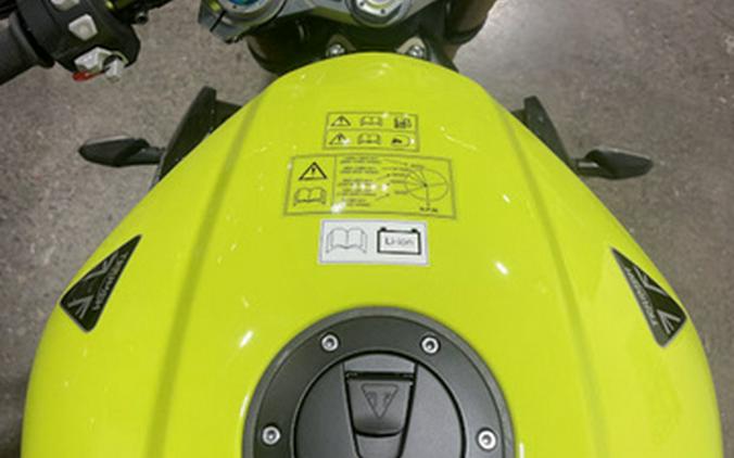 2026 Triumph Speed Triple 1200 RX Triumph Performance Yellow