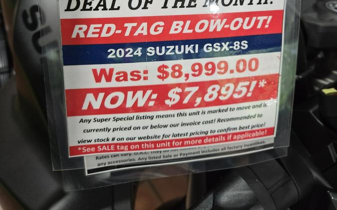 2024 Suzuki GSX-8S