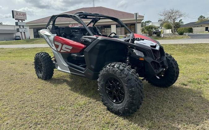 2024 Can-Am® Maverick X3 DS Turbo Fiery Red & Hyper Silver