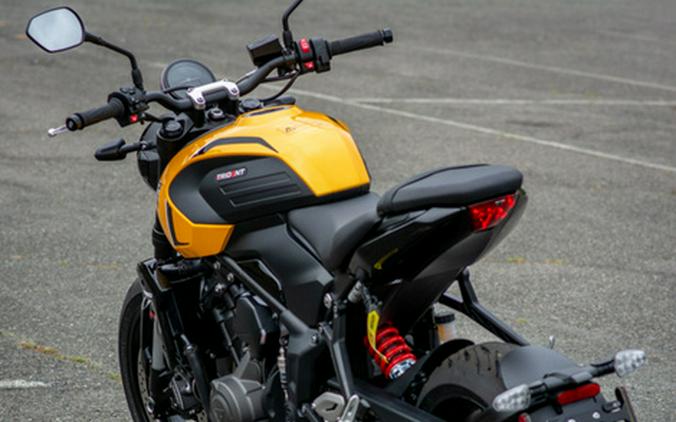 2026 Triumph Trident 660 Cosmic Yellow