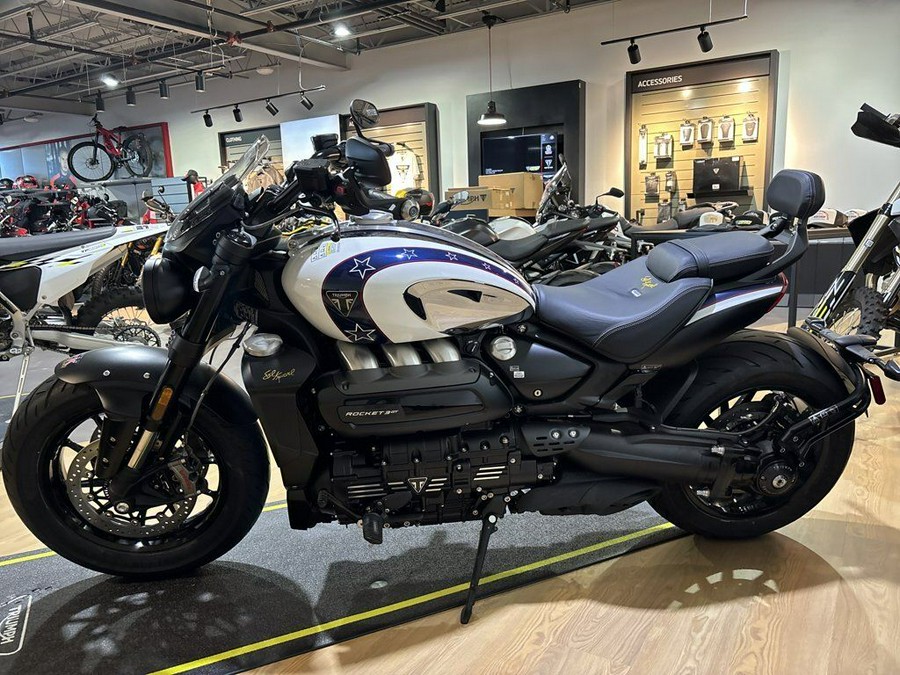 2025 Triumph Rocket 3 GT Evel Knievel Edition Chrome/Pure White