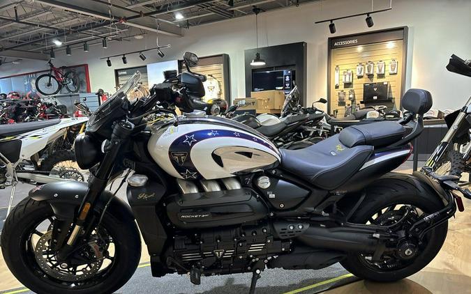 2025 Triumph Rocket 3 GT Evel Knievel Edition Chrome/Pure White