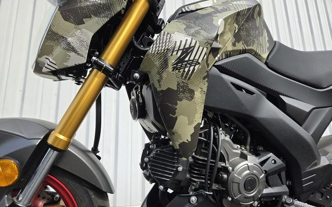 2025 Kawasaki Z125 PRO Cypher Camo Beige