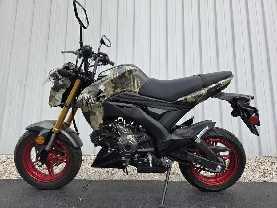 2025 Kawasaki Z125 PRO Cypher Camo Beige