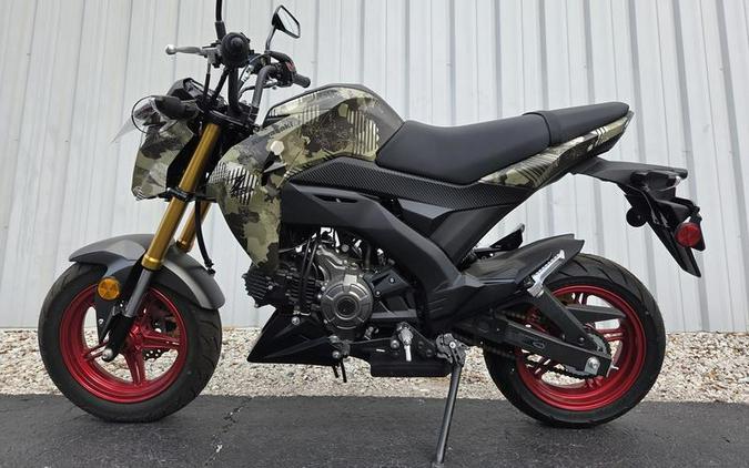 2025 Kawasaki Z125 PRO Cypher Camo Beige