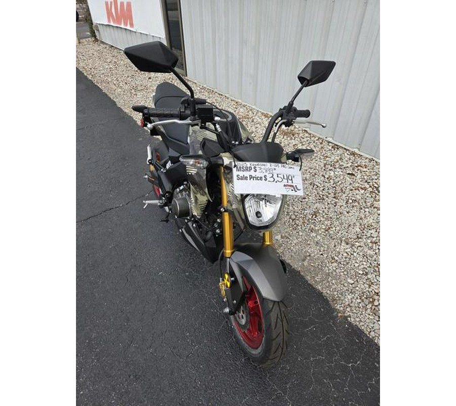 2025 Kawasaki Z125 PRO Cypher Camo Beige