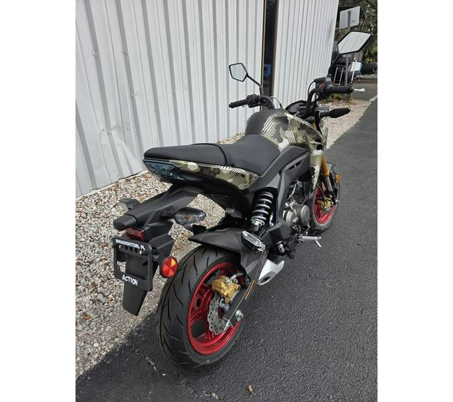 2025 Kawasaki Z125 PRO Cypher Camo Beige