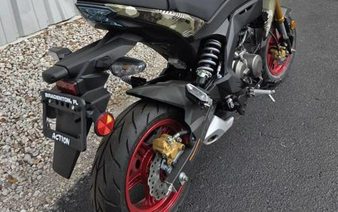 2025 Kawasaki Z125 PRO Cypher Camo Beige