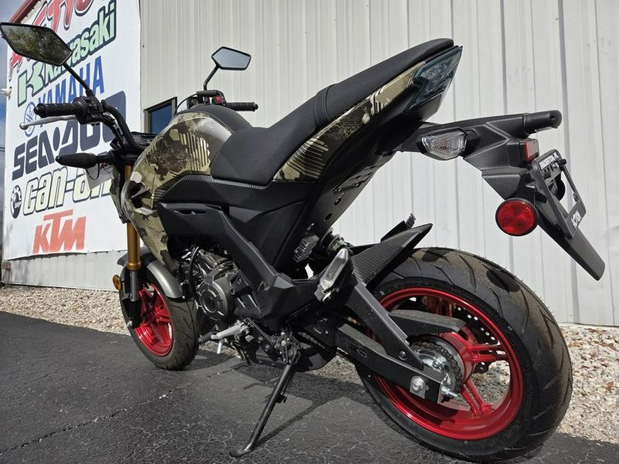 2025 Kawasaki Z125 PRO Cypher Camo Beige