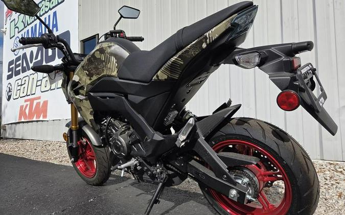 2025 Kawasaki Z125 PRO Cypher Camo Beige