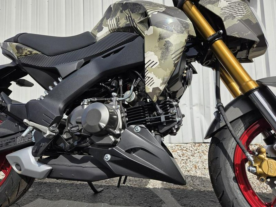 2025 Kawasaki Z125 PRO Cypher Camo Beige