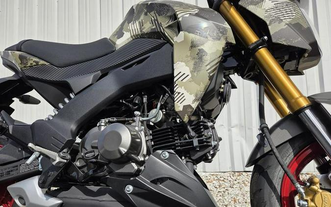 2025 Kawasaki Z125 PRO Cypher Camo Beige