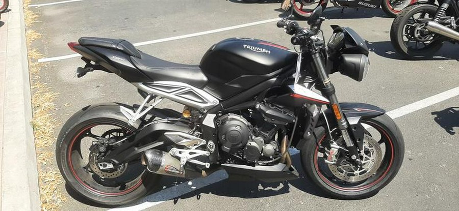 2019 Triumph Street Triple RS Matt Jet Black