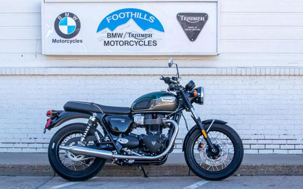 2024 Triumph Bonneville T100 Competition Green/Ironstone