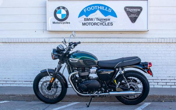 2024 Triumph Bonneville T100 Competition Green/Ironstone