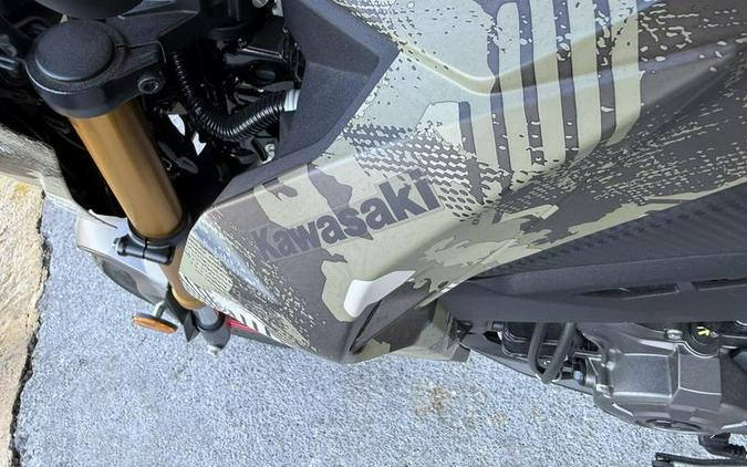 2025 Kawasaki Z125 PRO Cypher Camo Beige