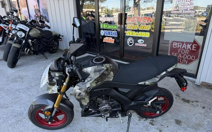2025 Kawasaki Z125 PRO Cypher Camo Beige