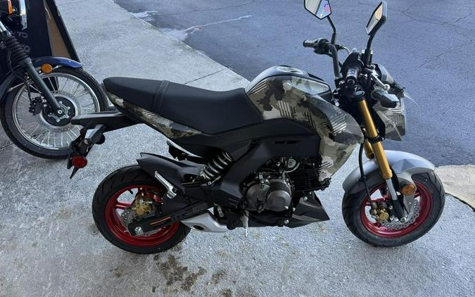 2025 Kawasaki Z125 PRO Cypher Camo Beige
