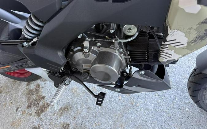 2025 Kawasaki Z125 PRO Cypher Camo Beige