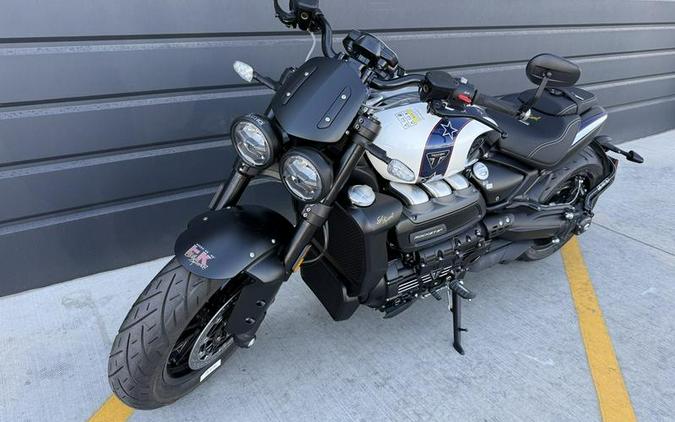 2025 Triumph Rocket 3 R Evel Knievel Edition Chrome/Pure White