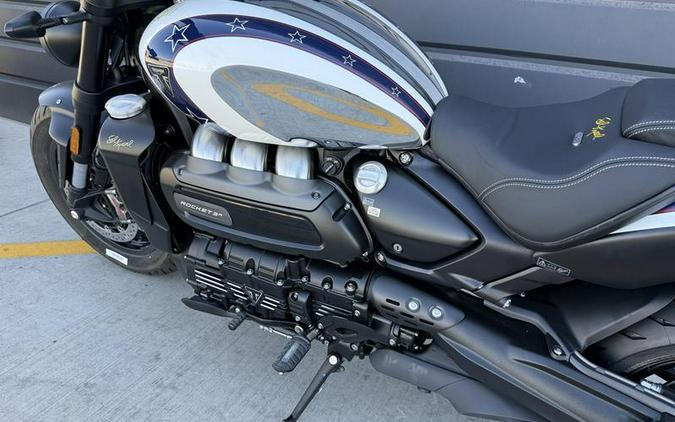 2025 Triumph Rocket 3 R Evel Knievel Edition Chrome/Pure White