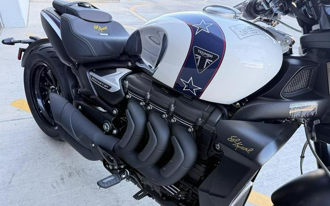 2025 Triumph Rocket 3 R Evel Knievel Edition Chrome/Pure White