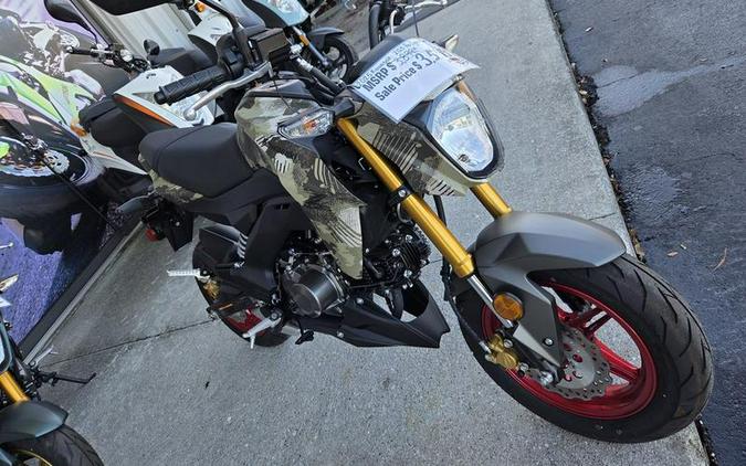 2025 Kawasaki Z125 PRO Cypher Camo Beige