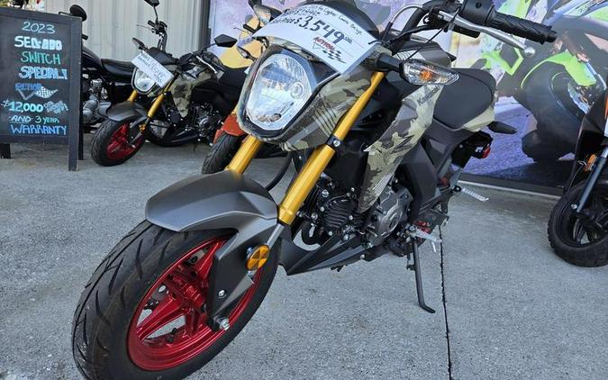 2025 Kawasaki Z125 PRO Cypher Camo Beige