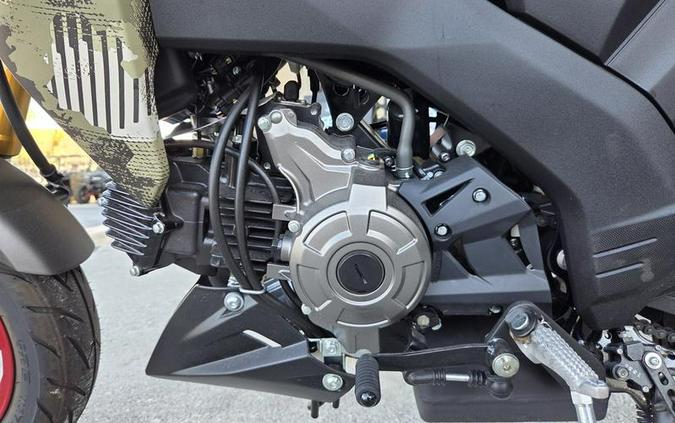 2025 Kawasaki Z125 PRO Cypher Camo Beige