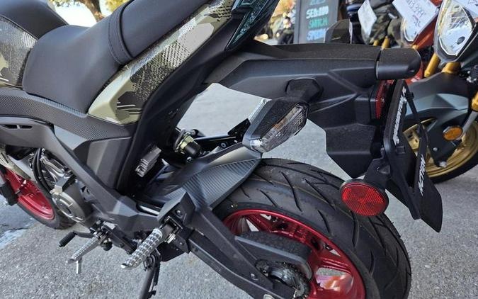 2025 Kawasaki Z125 PRO Cypher Camo Beige