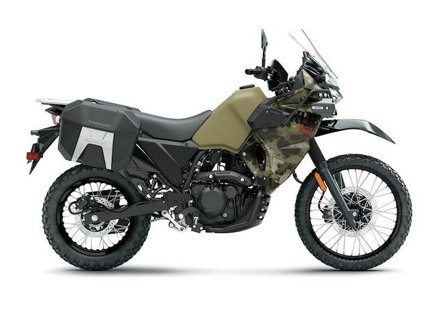 2025 Kawasaki Klr®650 Adventure ABS Cypher Camo Beige