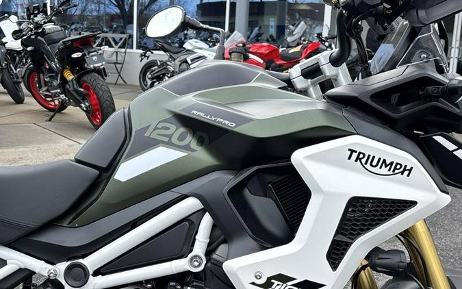 2025 Triumph Tiger 1200 Rally Pro Matt Khaki Green