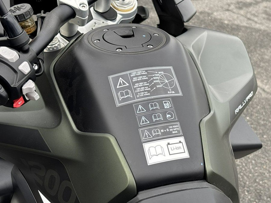 2025 Triumph Tiger 1200 Rally Pro Matt Khaki Green