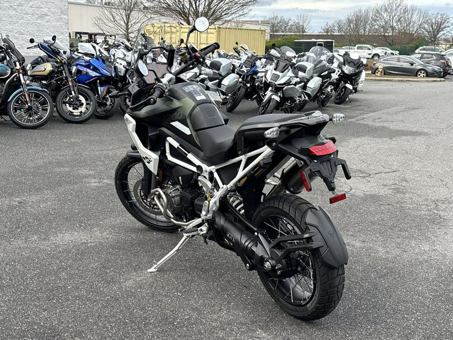 2025 Triumph Tiger 1200 Rally Pro Matt Khaki Green