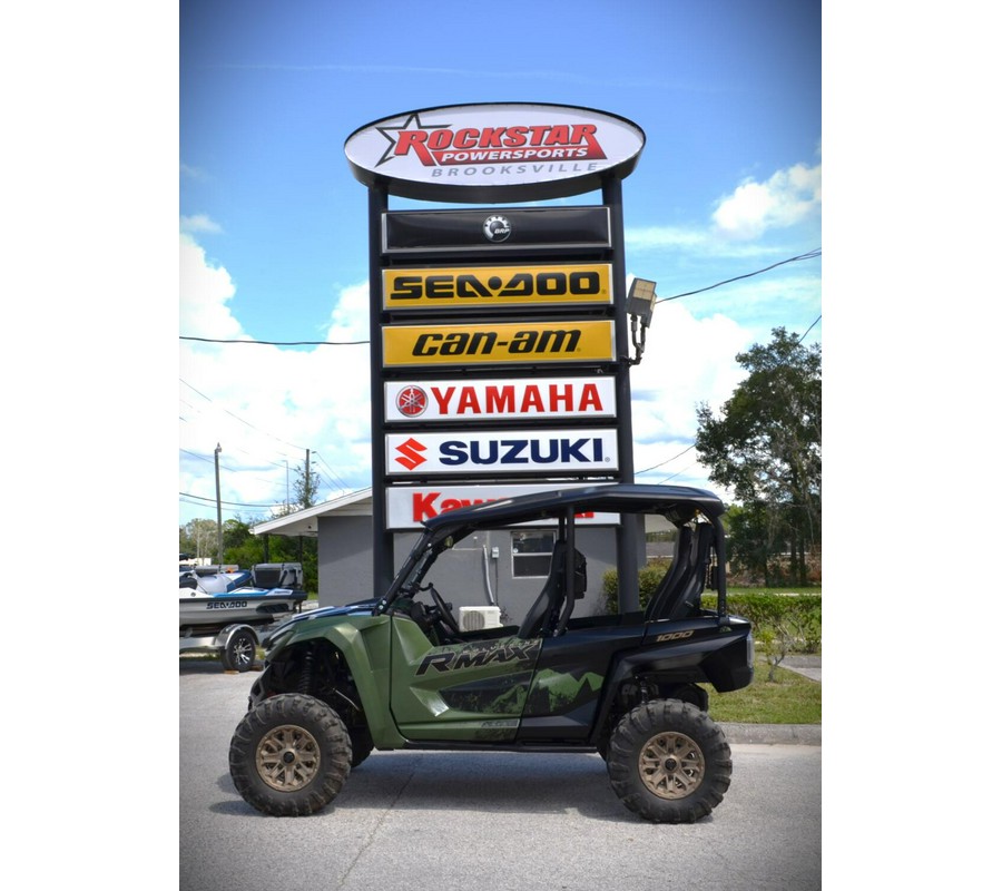 2021 Yamaha Wolverine RMAX4 1000 XT-R Covert Green