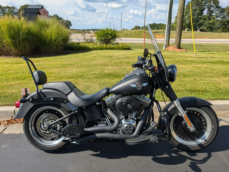 2011 Harley-Davidson Fat Boy Lo Black Denim