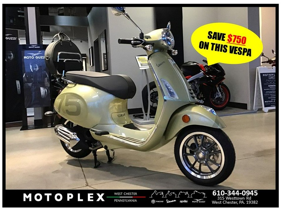 2021 Vespa Primavera 50 75th