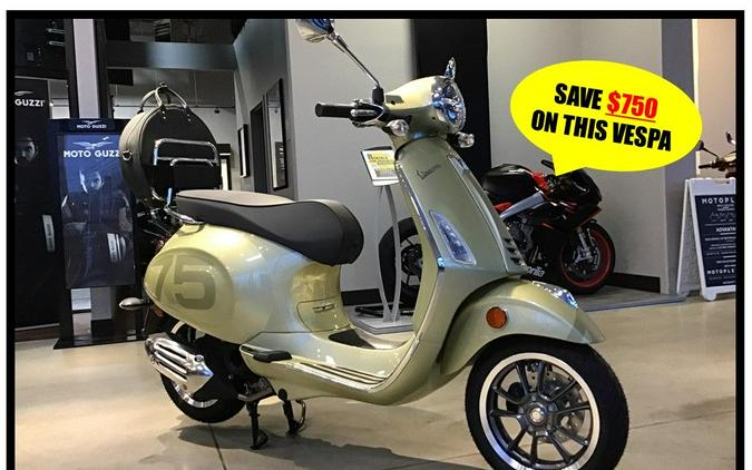 2021 Vespa Primavera 50 75th