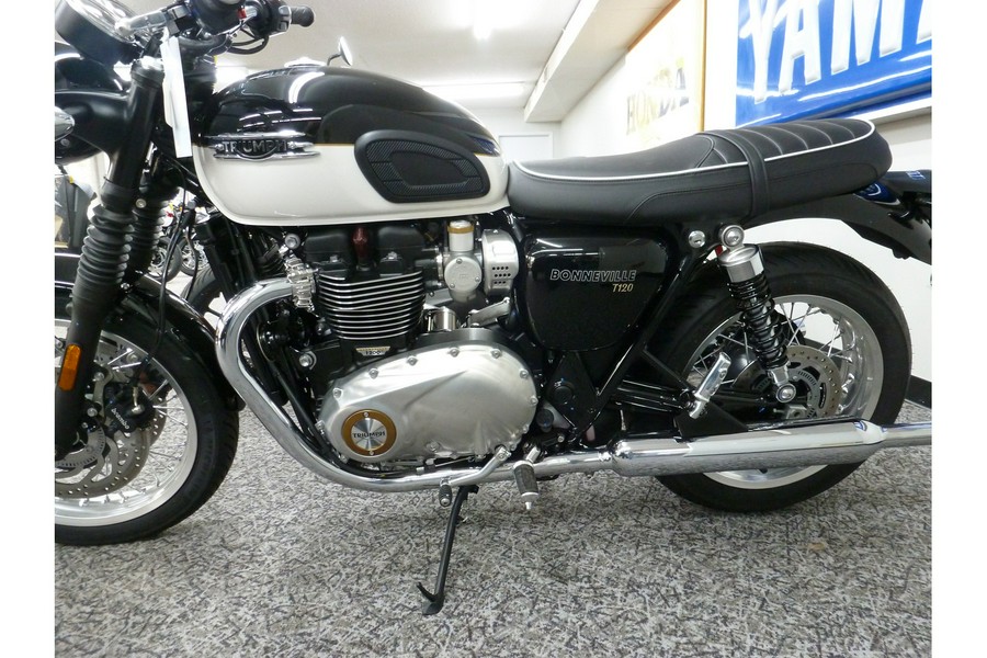 2024 Triumph Bonneville T120 Jet Black/Fusion White