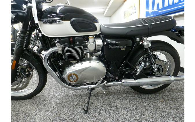 2024 Triumph Bonneville T120 Jet Black/Fusion White