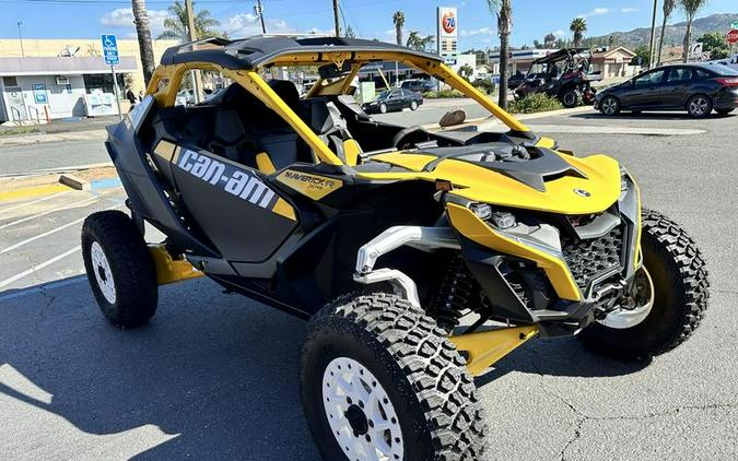 2024 Can-Am® Maverick R X RS with Smart-Shox Carbon Black & Neo Yellow