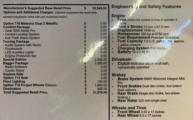 2024 BMW K 1600 B