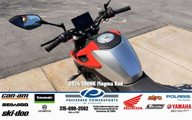 2024 300NK Magma Red - CFMOTO
