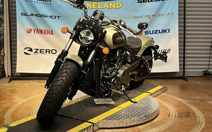 2026 Indian Scout Bobber Limited +Tech Moss Green Smoke