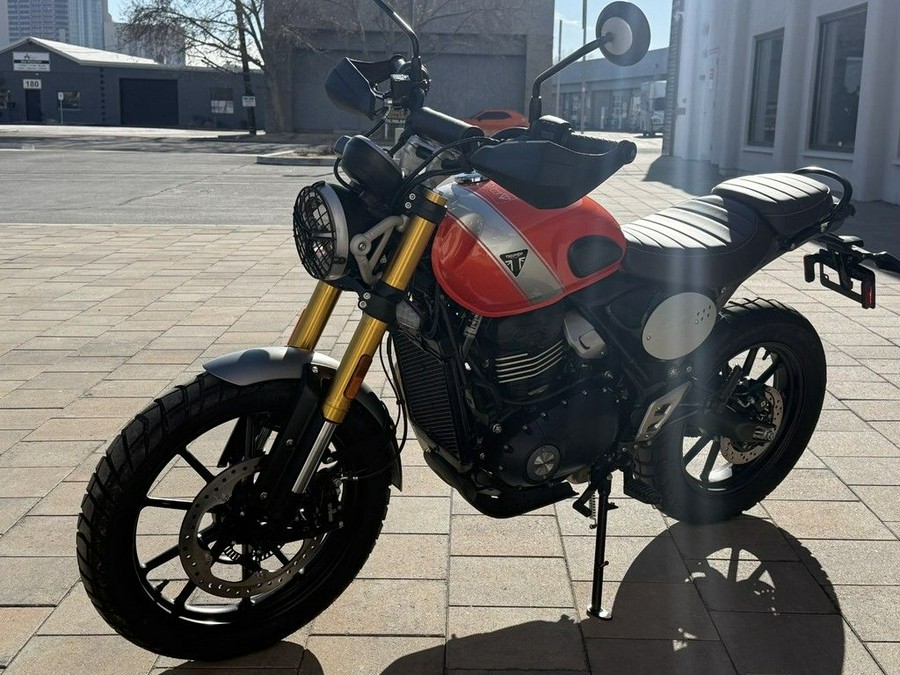 2026 Triumph Scrambler 400 X Baja Orange/Aluminium