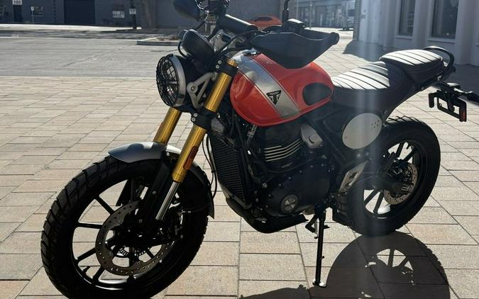 2026 Triumph Scrambler 400 X Baja Orange/Aluminium