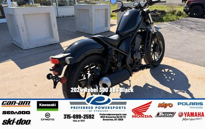 2024 Rebel 300 ABS Black - Honda